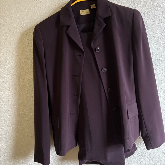Caslon Jackets & Blazers - Caslon Rich Plum Blazer and Pant Set